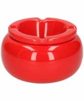 Ronde stormasbak rood 11 cm
